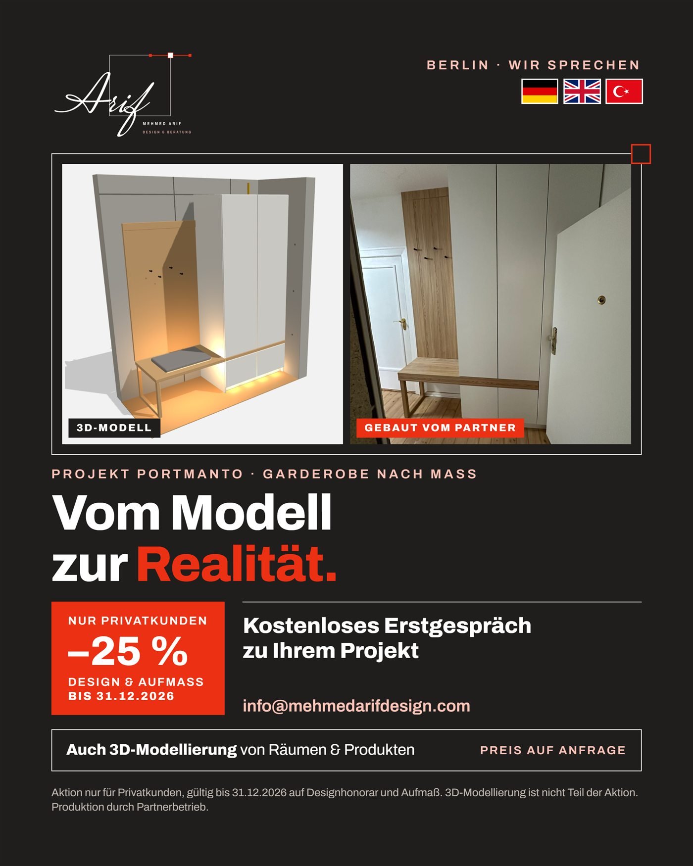 Portmanto · Garderobe nach Maß